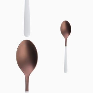 Coffee Spoon - Faro Copper / White