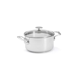 Stainless Steel Stewpan Milady With Glass Lid