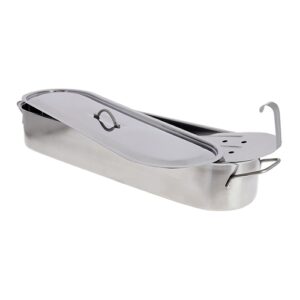 Stainless Steel Fish Kettle Complete With Grill And Lid