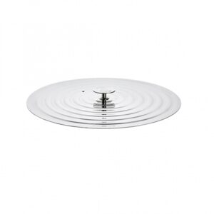 Universal stainless steel lid for pans