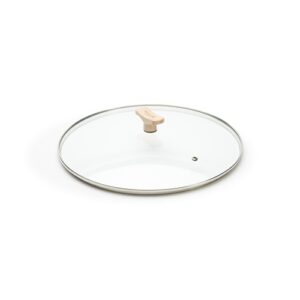 Glass Lid with beechwood knob