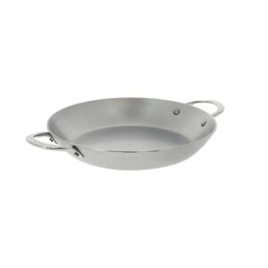 Round steel pan with 2 handles MINERAL B
