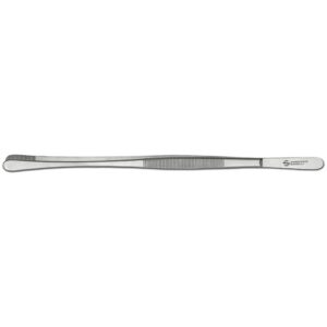 Chef tweezers with wide tips