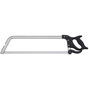 Stainless steel bone saw with flip lever