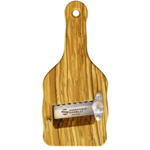Olive wood truffle slicer