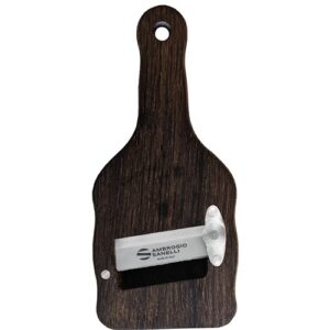 Fumigated oak wood truffle slicer
