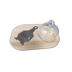 Truffle set with glass bell