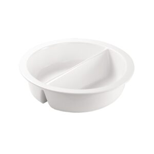 Porcelain Round Insert with Divider for Induction Chafer CD-601G-PM