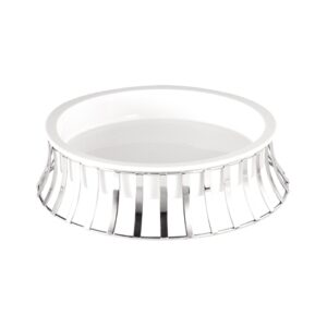 Porcelain Round Holder - tall