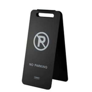 Sign Board Matt Black Steel