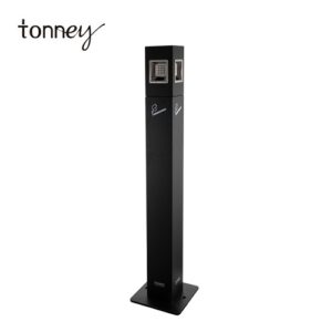 Stand Ashtray Matt Black Steel