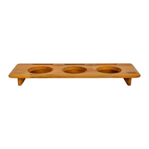 LV AS 101 Wooden Stand for 3EA Mini Dia Casserole 10cm