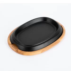 LV ECO HP 2619 T13 K4 Hot Plate Rectangular 26x19 Wooden Platter