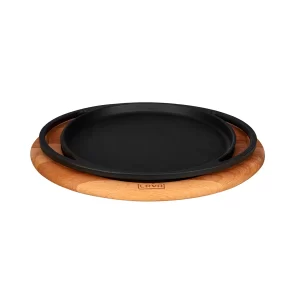 LV ECO Y PZ 20 K4 Pizza Pan Round Dia 20cm & Wooden Platter