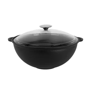 LV Y KZ 30 K3 Round Deep Casserole with Glass Lid Dia 30 CM 6 Ltrs